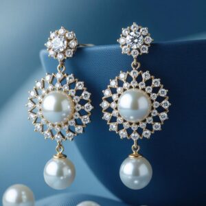scarlet pearl earrings
